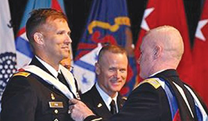Major Amos Fox receives honor